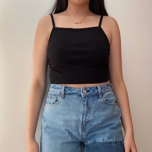 FREE W PURCHASE Aeropostale Black Cropped Tank Top